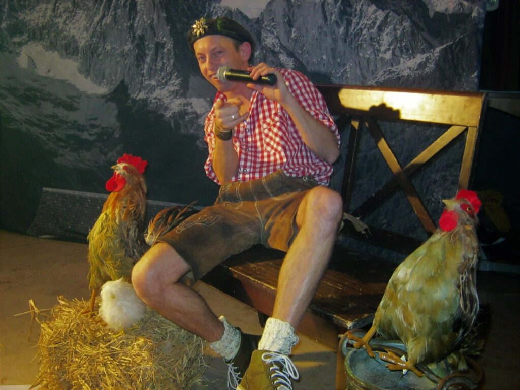 2009: Ein Henderl schreibt Geschichte.